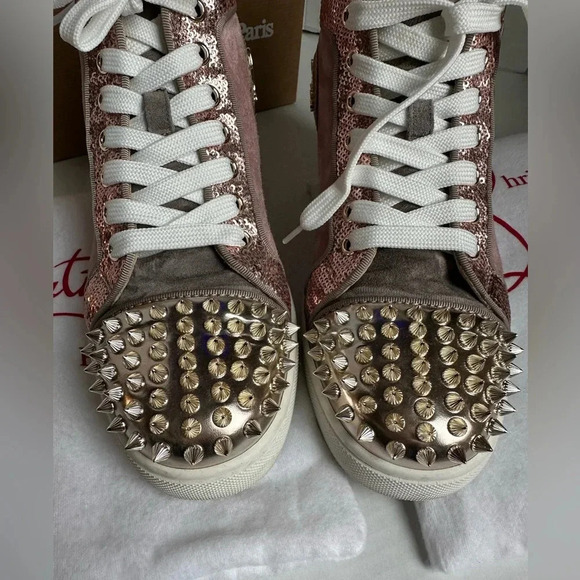 Authentic Christian louboutin sneaker 36 1/2 US6.5 - Picture 3 of 10